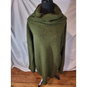 COS Wool  Blend Knit  Sweater Jumper Pullover Olive Green Size L